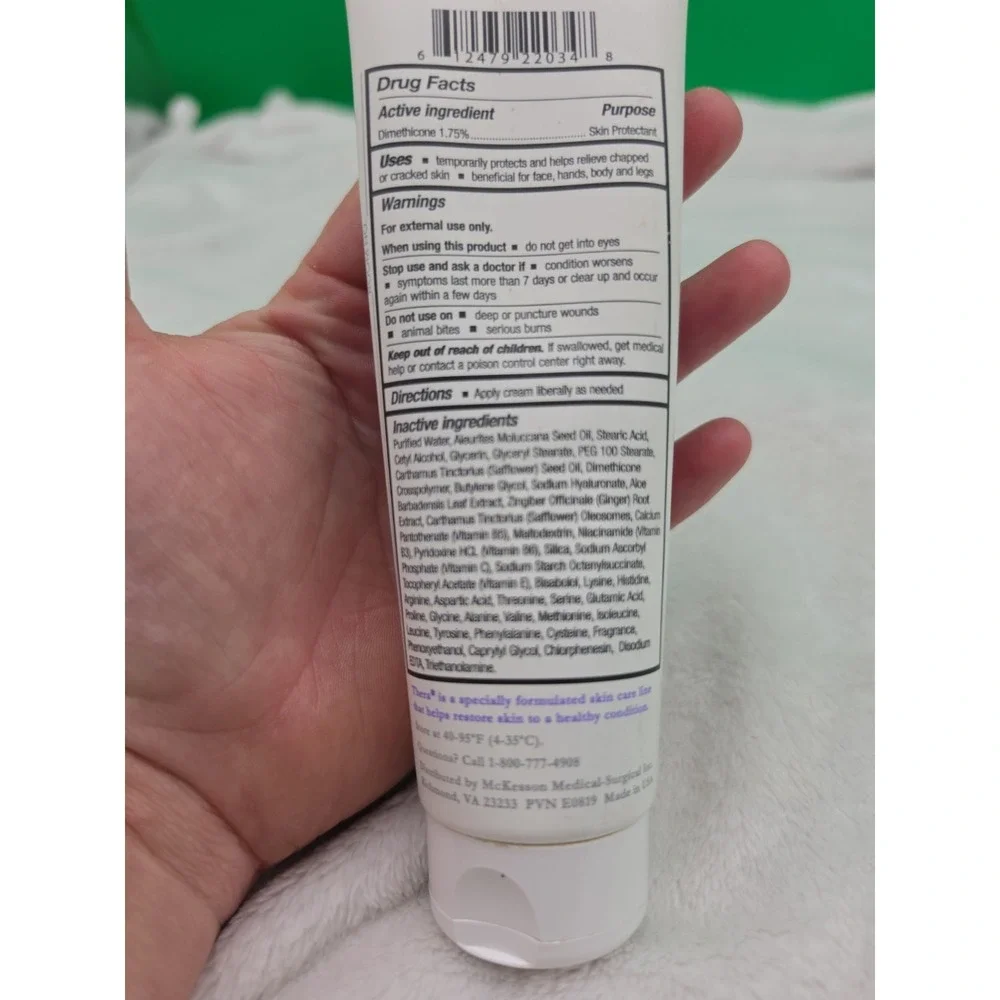 McK Thera Moisturizing Body Cream Skin Protectant Scented Cream 4 oz. Tube~new